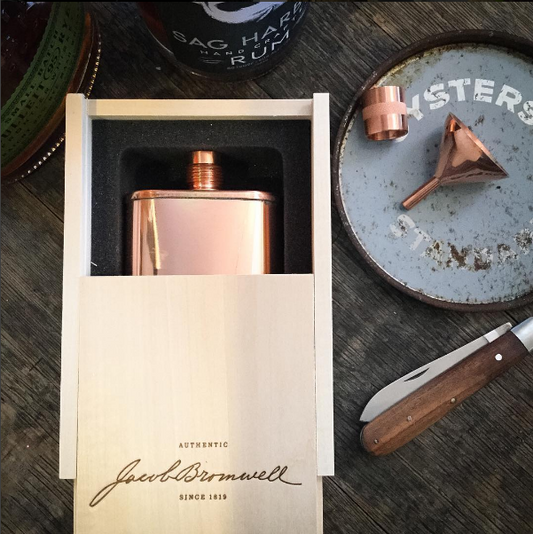 The Vermonter Flask by Jacob Bromwell - LITTLE CREEK OYSTER FARM & MARKET